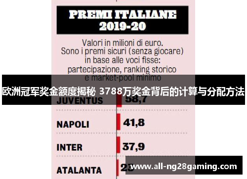欧洲冠军奖金额度揭秘 3788万奖金背后的计算与分配方法